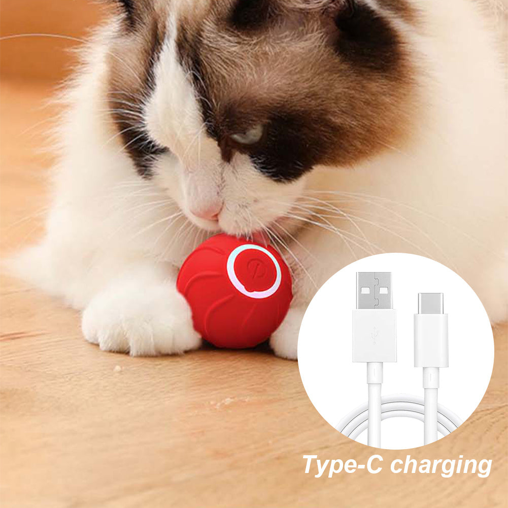 Automatic Bouncing Ball Electric Cat Ball Toys 2cm Funny Jumping Interactive For Cats Training Self-moving Kitten Toy Indoor (Copy)
