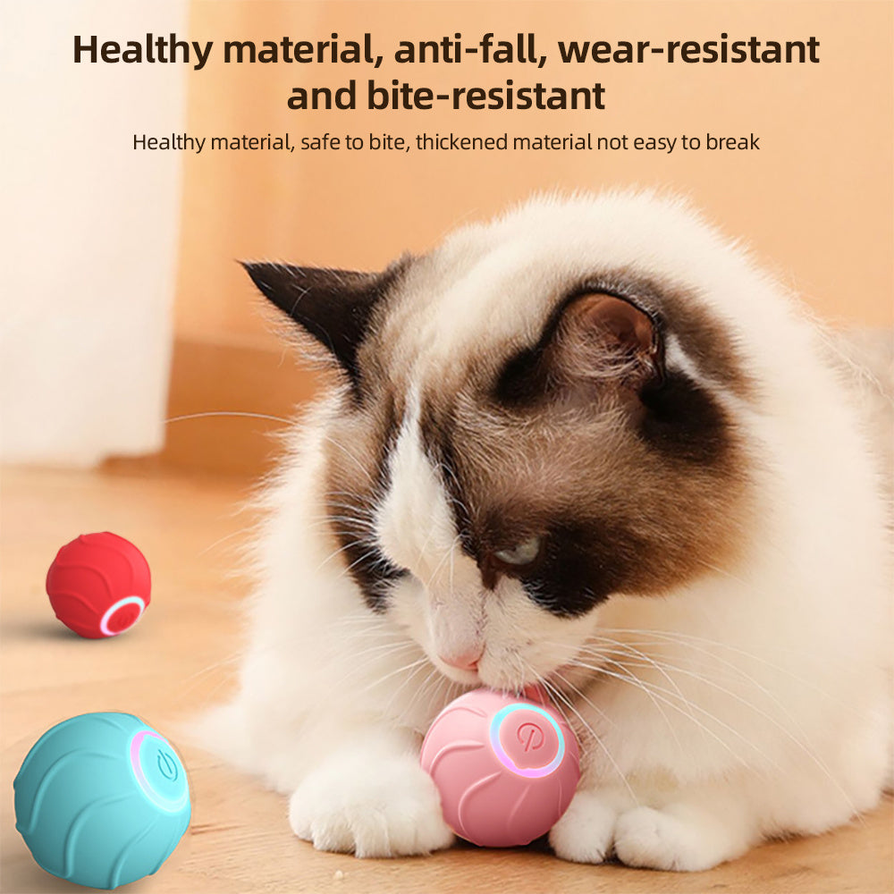 Automatic Bouncing Ball Electric Cat Ball Toys 2cm Funny Jumping Interactive For Cats Training Self-moving Kitten Toy Indoor (Copy)