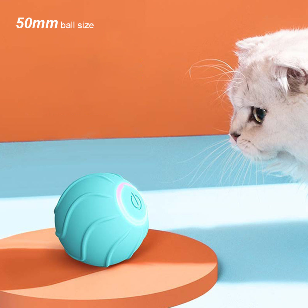 Automatic Bouncing Ball Electric Cat Ball Toys 2cm Funny Jumping Interactive For Cats Training Self-moving Kitten Toy Indoor (Copy)